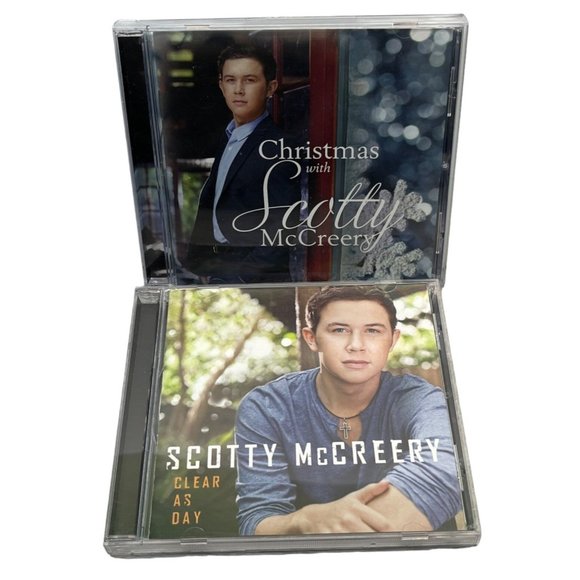 Scotty McCreery CD Lot Clear As Day and Christmas With Scotty Gospel Christian - Picture 1 of 5